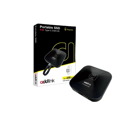 ADDLINK P30 1TB MAGNETIC PORTABLE EXTERNAL SSD (3 YEARS WARRANTY)