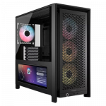 Corsair FRAME 4000D RS ARGB Airflow Mid Tower ATX Black Premium Case With Display Black