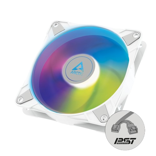 ARCTIC P12 PWM PST A-RGB (WHITE) FAN (6 YEARS WARRANTY)
