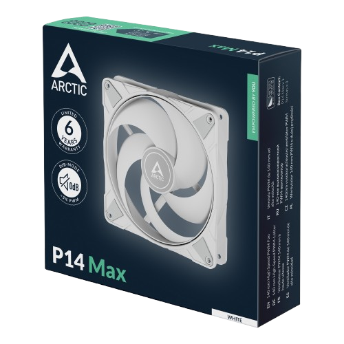 ARCTIC P14 Max (White) Fan (6 YEARS WARRANTY) - Image 3