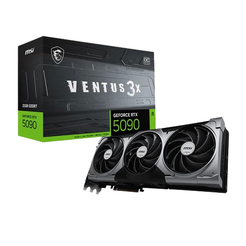 MSI Geforce RTX 5090 Ventus OC 3X 32GB GDDR7X Graphic Card (3 YEARS WARRANTY)
