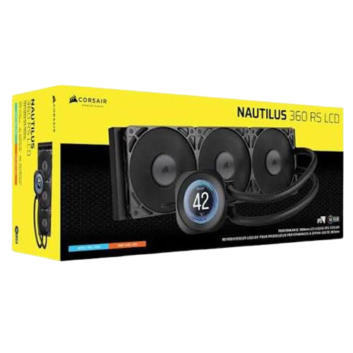 Corsair NAUTILUS 360mm Liquid CPU Cooler With Display (3 Years Warranty)