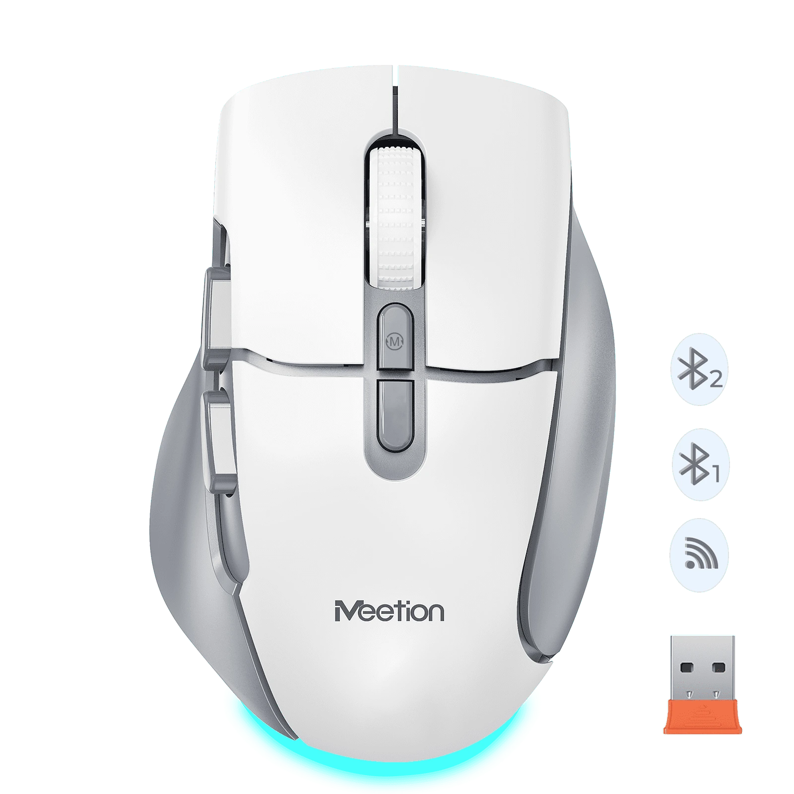 MEETION BTM001 Dual-Mode Wireless Ergonomic Mouse (1 YEAR WARRANTY)