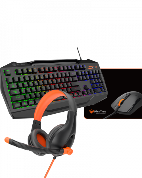 MEETION C490 4-in-1 PC Gaming Kit Combo (1 YEAR WARRANTY)