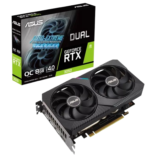 ASUS Dual GeForce RTX 3050 OC Edition 8GB Graphic card (USED ITEM)