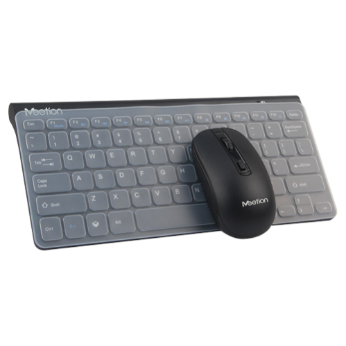 MEETION Mini4000 Compact Wireless Keyboard and Mouse Combo Black (1 YEAR WARRANTY)