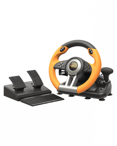 PXN V3 Pro Black Racing Steering Wheel (1 YEAR WARRANTY)