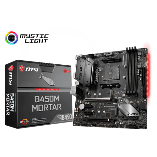 MSI B450M MORTAR MOTHERBOARD (USED ITEM)