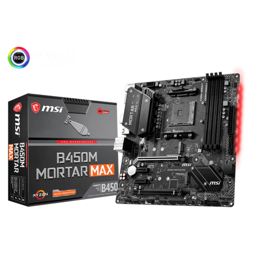 MSI B450M MORTAR MAX MOTHERBOARD (USED ITEM)