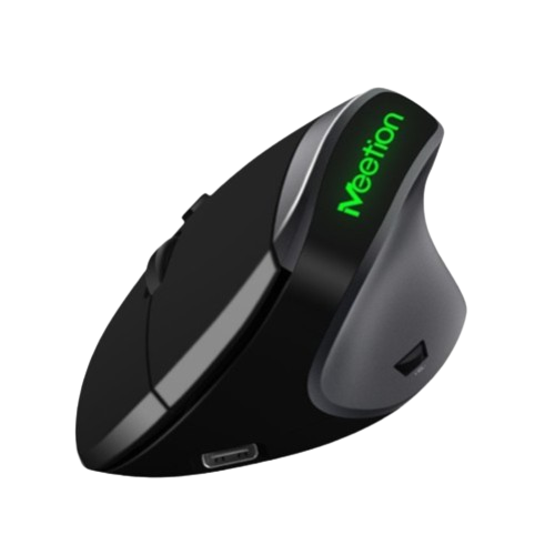 MEETION R390 Ergonomic 2.4G Wireless Vertical Mouse (1 YEARS WARRANTY)