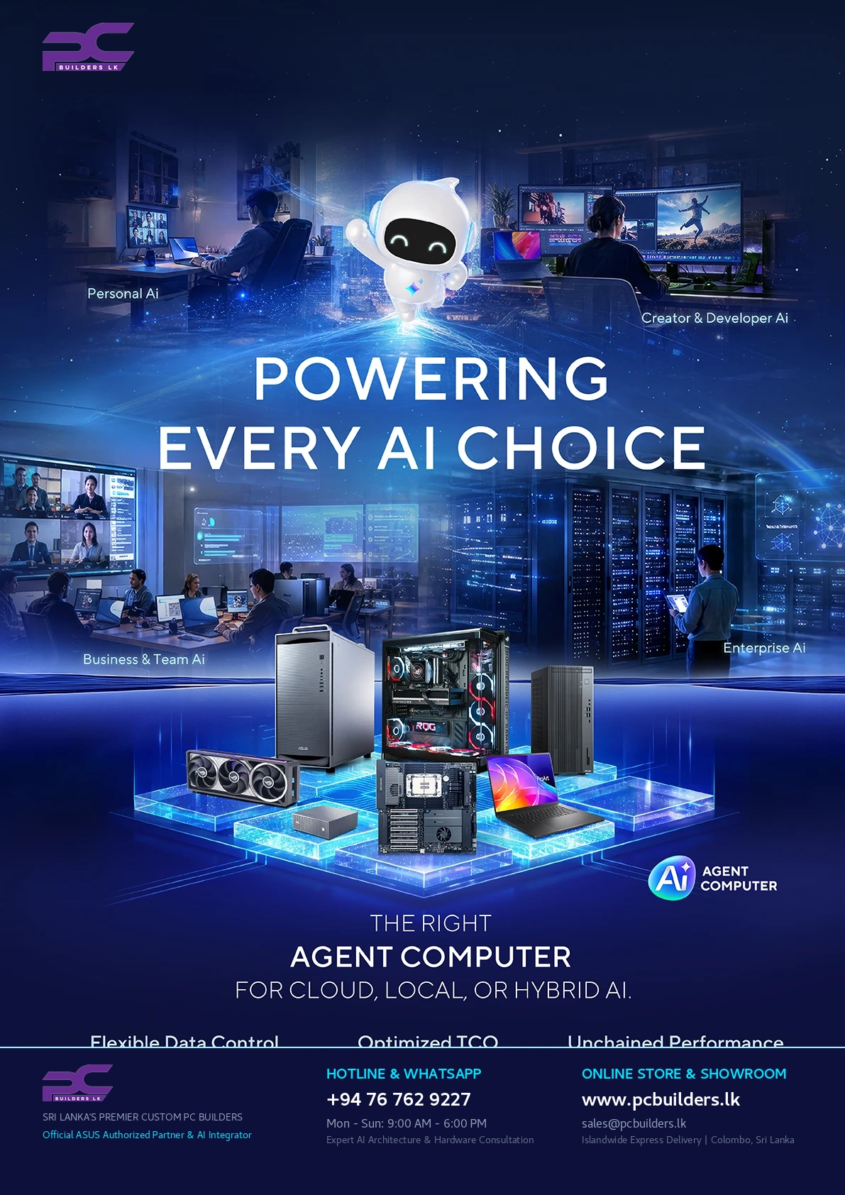 ASUS AI Agent Computer Official Technical Leaflet - PCBUILDERS.LK